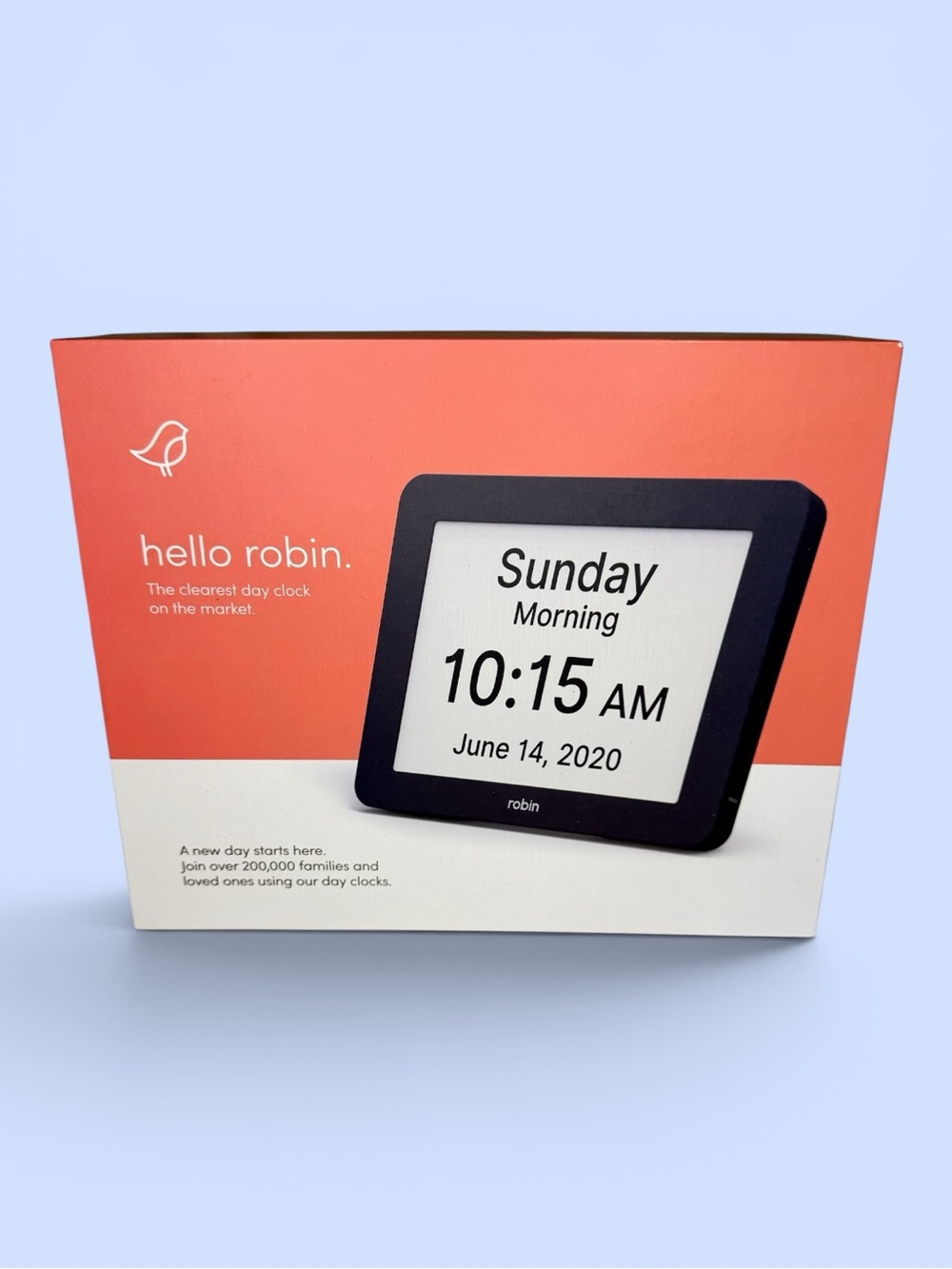 Dementia Talking‎ Day Clock 8" Large Digital Calendar Clock, Easy-to-Read Black